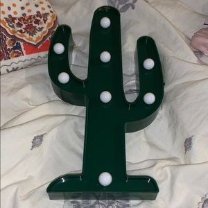 light up catus lamp